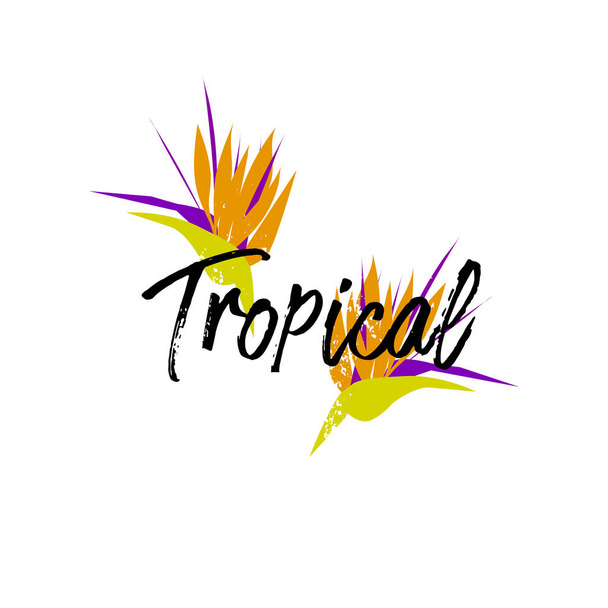 Ілюстрація тропічних мультяшних джунглів
 - Вектор, зображення