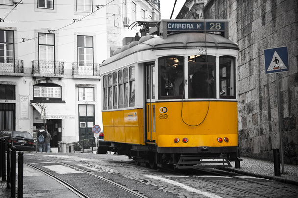 tram van Lissabon - Foto, afbeelding