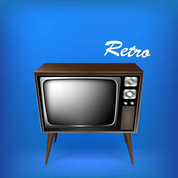 Retro tv. Vector illustration. - Vector, Image