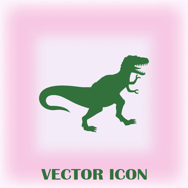 Tyrannosaurus pixelig. Dino-Retro-Spiele. Prähistorisches Schuppentier-Reptil - Vektor, Bild
