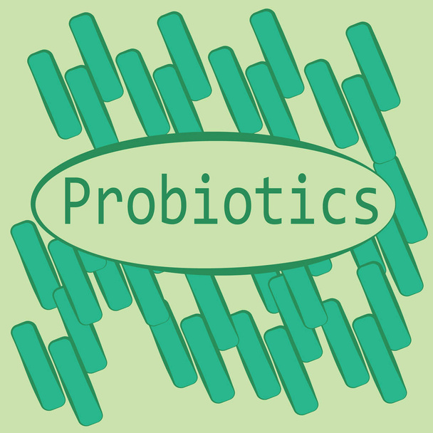 Probiotika Hintergrund Vektor Illustration - Vektor, Bild