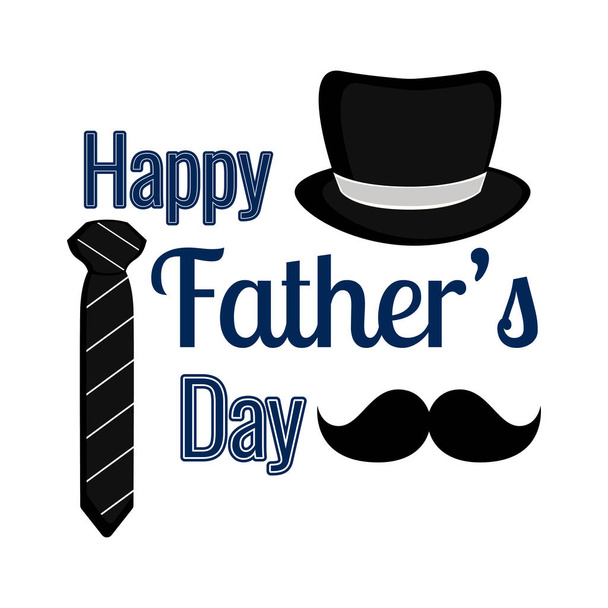 Happy father day - Vector, Image