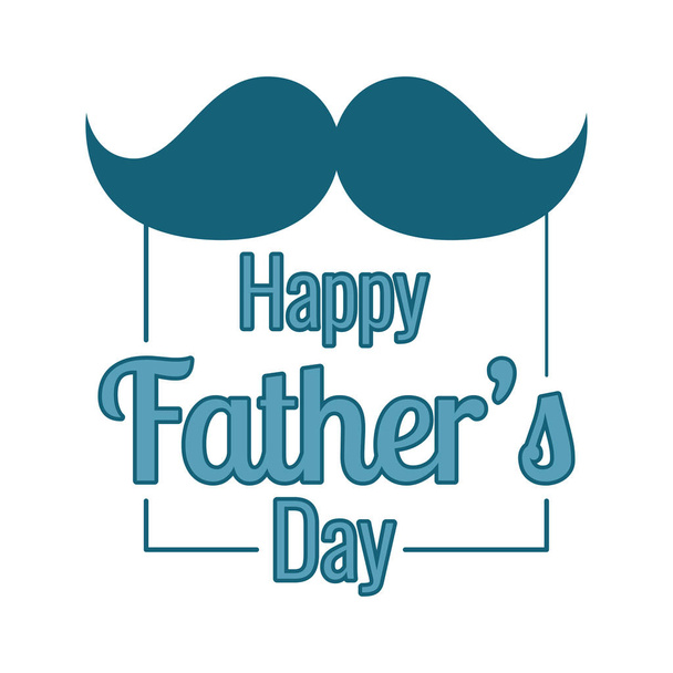 Happy father day - Διάνυσμα, εικόνα
