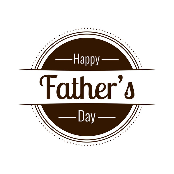 Happy father day - Vector, afbeelding