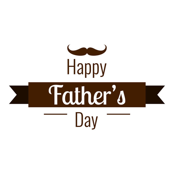 Happy father day - Διάνυσμα, εικόνα