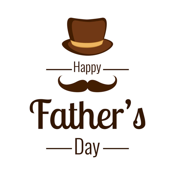 Happy father day - Vetor, Imagem