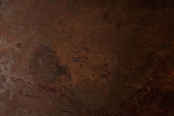 full frame image of brown rusty metal table background  - Photo, Image