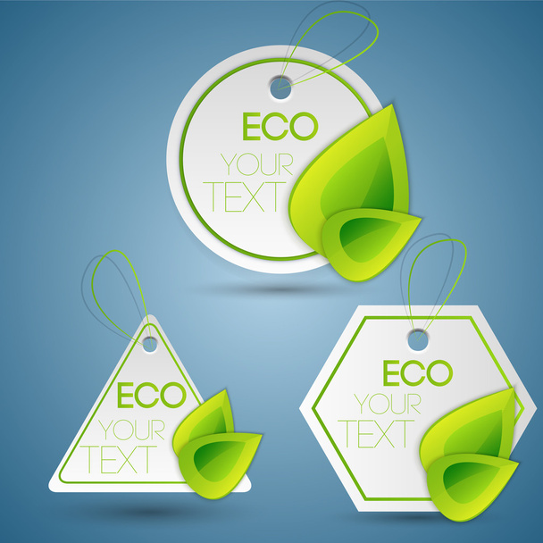 Vector set of eco labels. - Vector, Image