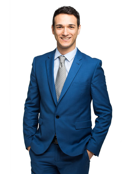 Portrait of businessman isolated on white background  - Photo, Image