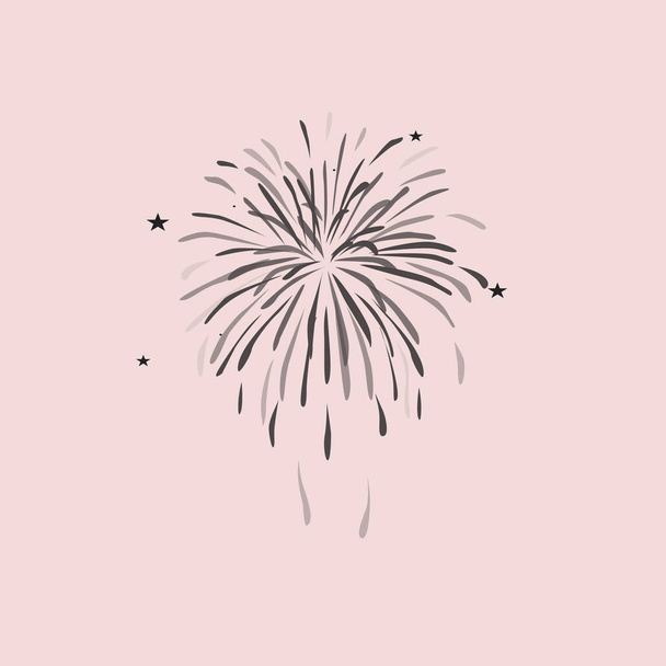 firework vector icon simple illustration  - Vector, Image