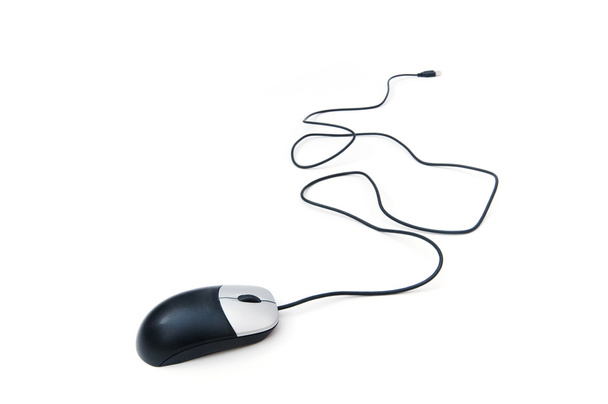počítačová myš izolovaných na bílém - Fotografie, Obrázek
