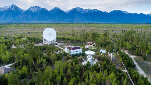 Schüssel Observatorium alt weiß - Foto, Bild