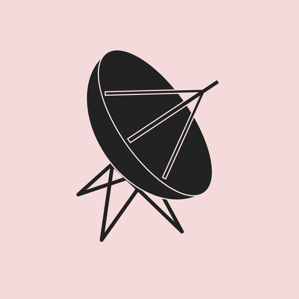ícone vetor antena parabólica - Vetor, Imagem