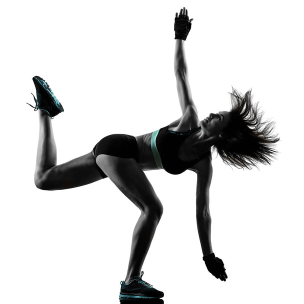 cardio boxing cross core workout fitness exercise aerobics woman - Foto, Bild