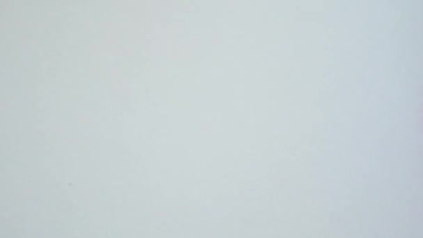 White wall texture with plaster. 4k, - Video, Çekim