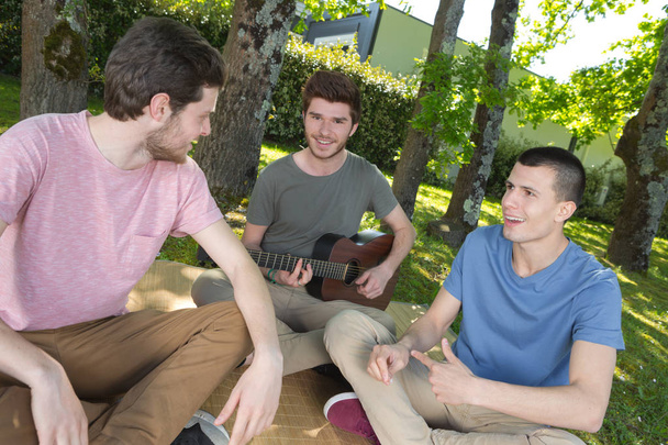 group of young musicians - Fotó, kép