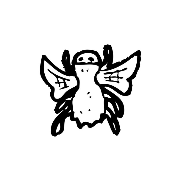 Buzzing bee cartoon - Vector, Image