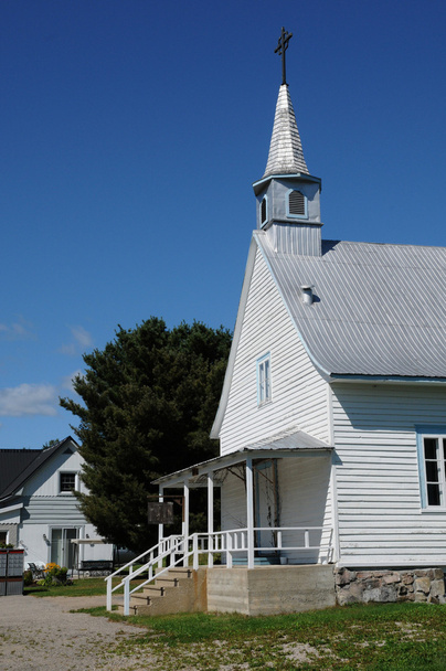 Quebec, kostel vesnice saint simeon - Fotografie, Obrázek