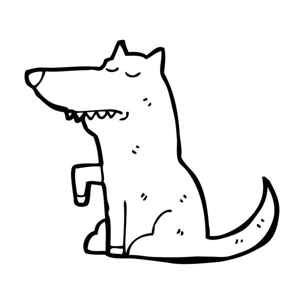 Kutya rajzfilm - Vektor, kép