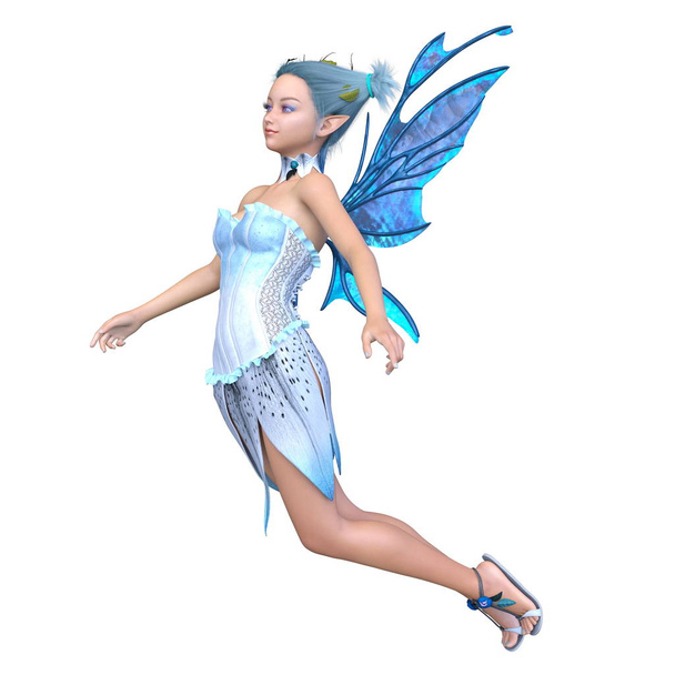 Fairy/3D CG rendering of a fairy. - 写真・画像