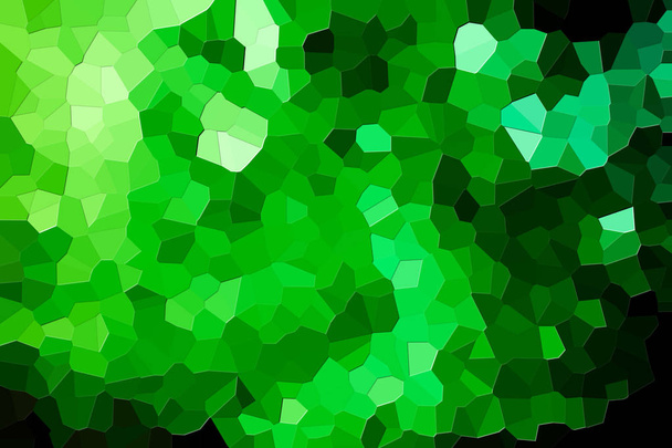 Modern absztrakt háttér geometriai minta, a különböző zöld sokszögek és háromszög - Fotó, kép