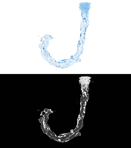 animacja 3D niebieski wody - Zdjęcie, obraz