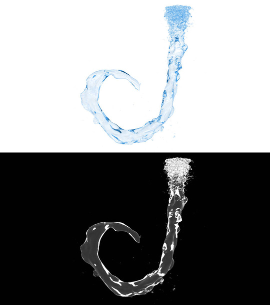 3D анімація синього потоку води
 - Фото, зображення