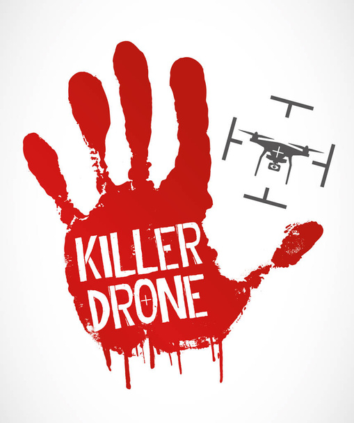 trubci a vrah DRONY - Vektor, obrázek