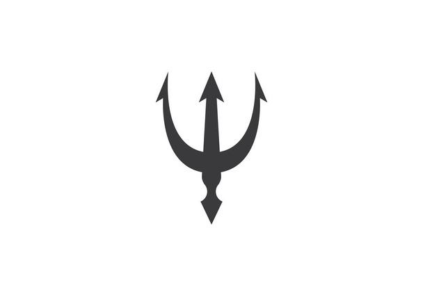 Trident Logo Plantilla vector icono ilustración diseño - Vector, Imagen