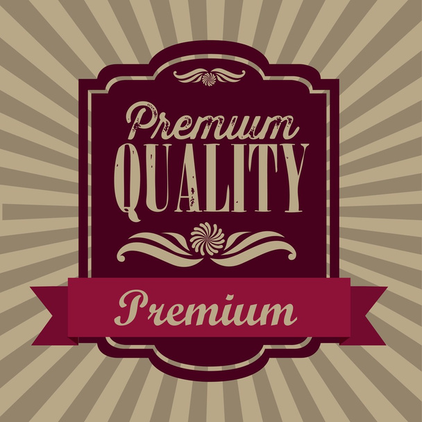 Premium-Etiketten - Vektor, Bild