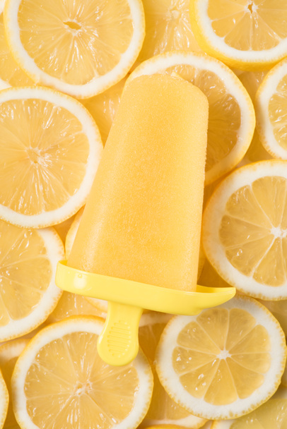 Gyümölcs ice pop citrus szeletek háttér - Fotó, kép