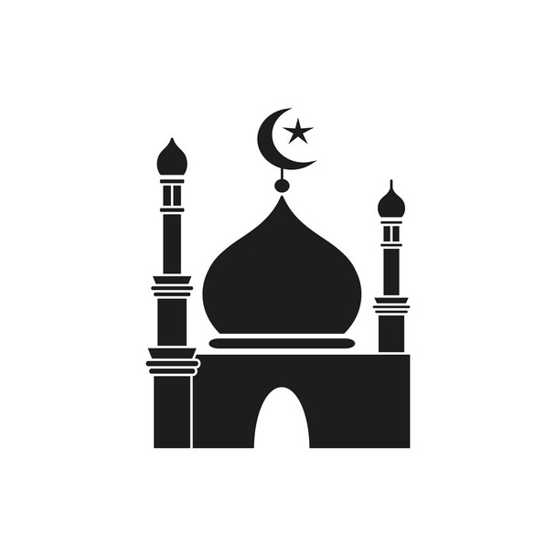 Ramadán kareem icono negro
 - Vector, imagen