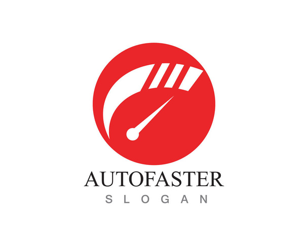 速度自動車のロゴとシンボル テンプレート - ベクター画像