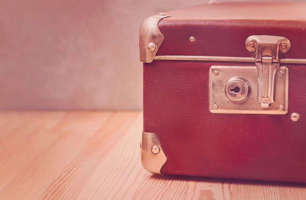Vintage Suitcases.Travel zavazadlo. Koncepce designu.  - Fotografie, Obrázek