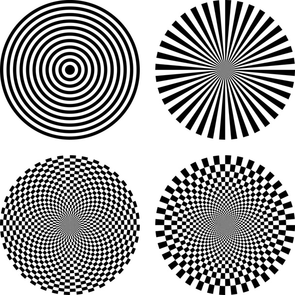 Optical illusion - Vector, Image