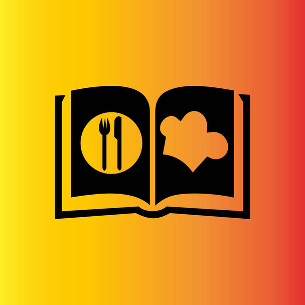 απλή εικονογράφηση βιβλίων μαγείρων  - Διάνυσμα, εικόνα