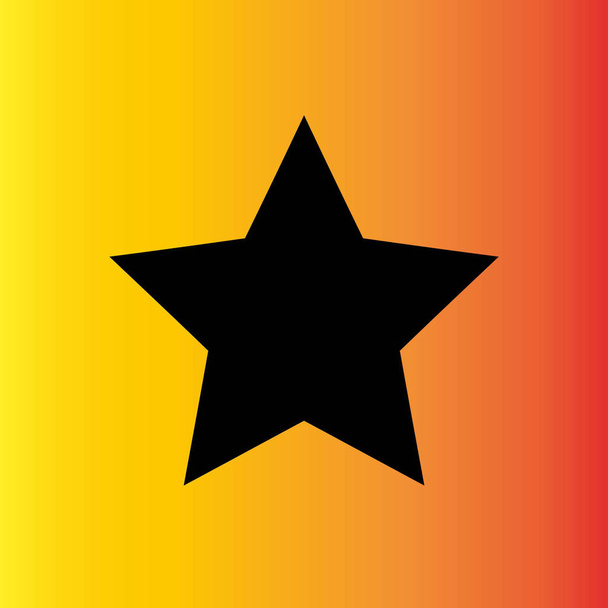 Звёздная икона
  - Вектор,изображение