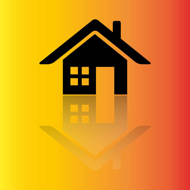 home vector icon simple illustration  - Vector, Image
