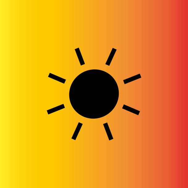Піктограма сонця, Векторні ілюстрації
 - Вектор, зображення