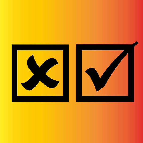 segno di spunta, segno di spunta, sì, no, icona di voto
 - Vettoriali, immagini