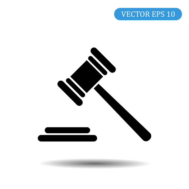 Hamer pictogram. Vector illustratie eps 10 - Vector, afbeelding