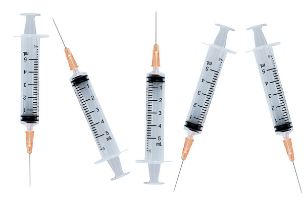 hypodermic needle(injection needle) isolated on white background. - Photo, Image
