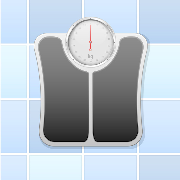bathroom scale - Vector, Image
