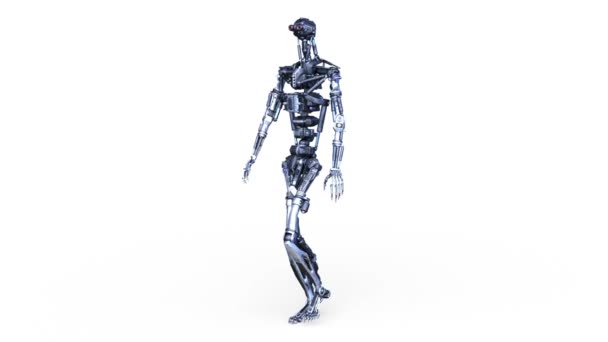 Walking robot/3D CG rendering of a walking robot. - Záběry, video