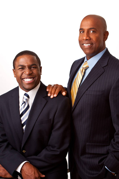 African American Business team and mentor. - Φωτογραφία, εικόνα
