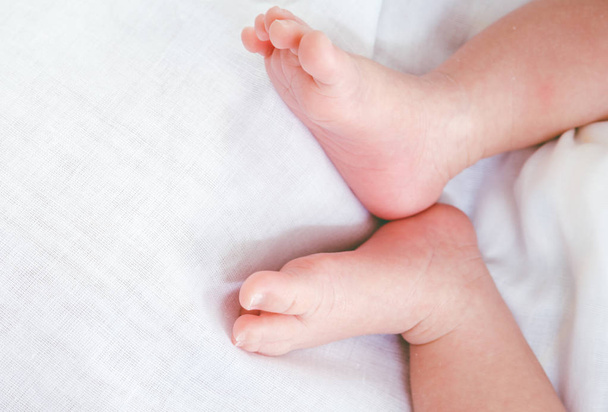 New born baby feet - Фото, изображение