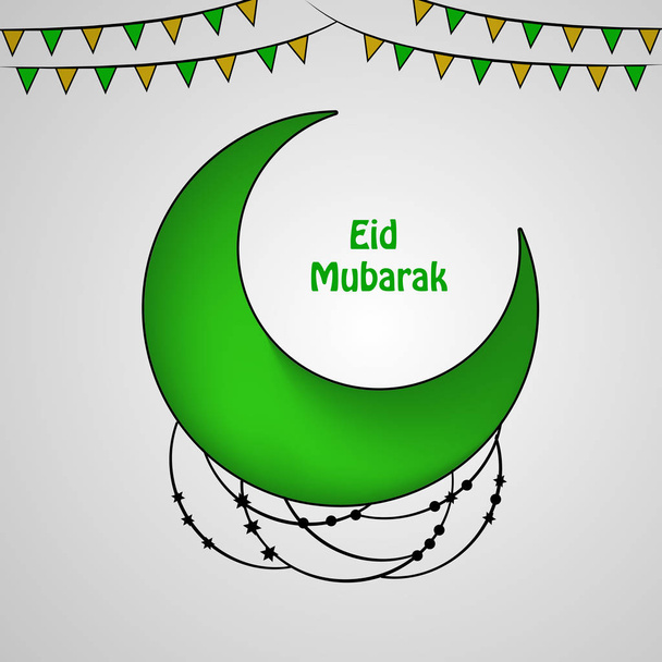 Εικονογράφηση της μουσουλμανικής Φεστιβάλ Eid φόντο - Διάνυσμα, εικόνα