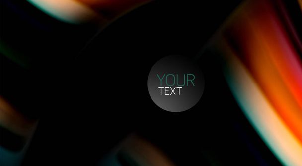 Blur color wave lines abstract background - Vettoriali, immagini