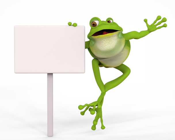 plakat żaba - Zdjęcie, obraz
