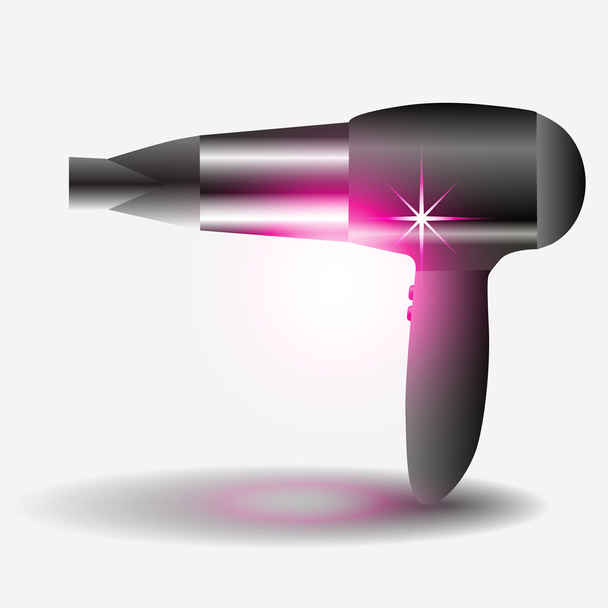 secador de pelo - ilustración vectorial
 - Vector, imagen